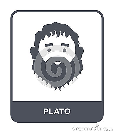 plato icon in trendy design style. plato icon isolated on white background. plato vector icon simple and modern flat symbol for Vector Illustration