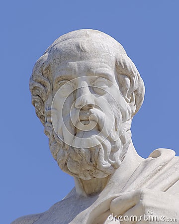 Plato the philosopher statue Stock Photo