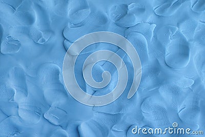 Play clay blue background texture Stock Photo