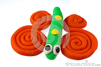 Play dough animal Stock Photo