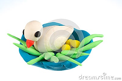 Play dough animal Stock Photo