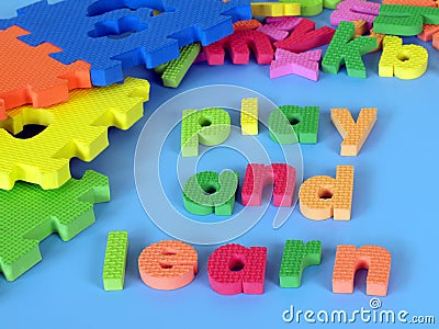 Play and learn Stock Photo