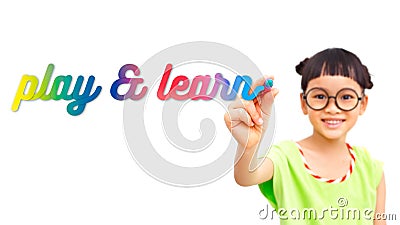 Play and learn Stock Photo