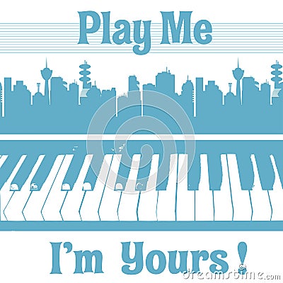 Play me I am yours Vector Illustration