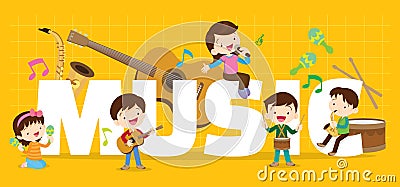 Play music concept Vector Illustration