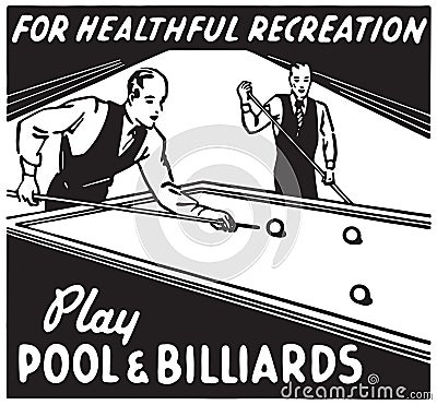 Play Pool And Billiards Stock Photo