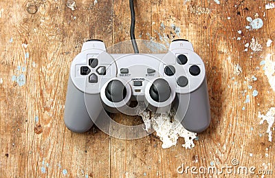 Play station joystick Stock Photo