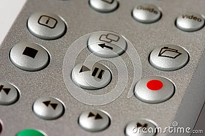 Play Stop Record buttons Stock Photo