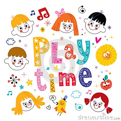Play time Vector Illustration
