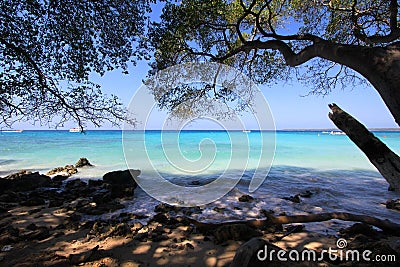 Playa Blanca, Colombia Stock Photo