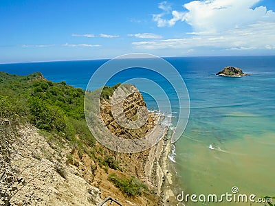 Playa de los Frailes in Ecuador Stock Photo