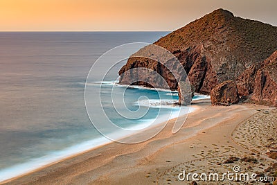 Playa de los muertos Stock Photo