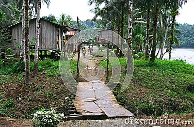 Playa de Oro, Ecuador Stock Photo