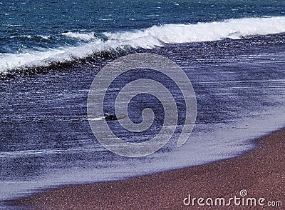 Playa del Verodal on Hierro Stock Photo