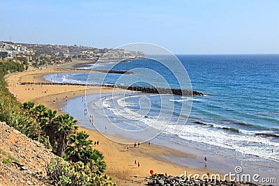 Playa Ingles, Gran Canaria Stock Photo