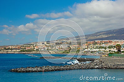 Playa Las Americas, Tenerife, Spain Stock Photo