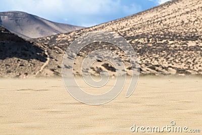 Playas de Sotavento, Fuerteventura Stock Photo