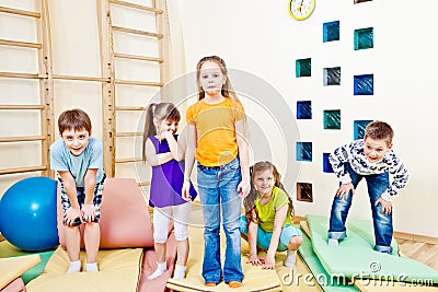 Playful children Stock Photo