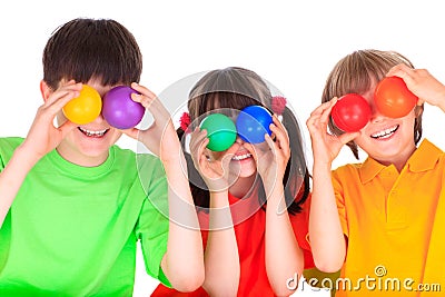 Playful Children Stock Photo