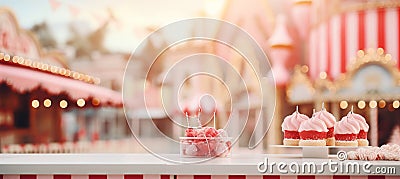 Playful entertainment props with dynamic light streaks for festive blurred bokeh effect Stock Photo