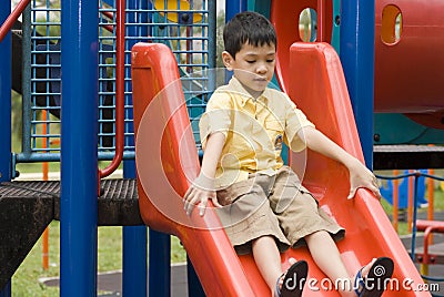 At the playground Stock Photo