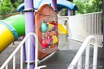 Playground details Stock Photo