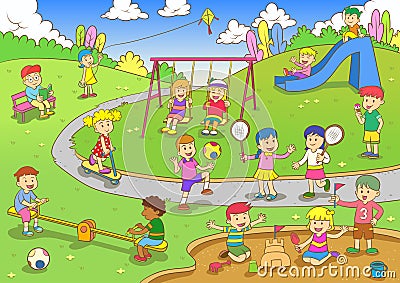 Playground. Vector Illustration