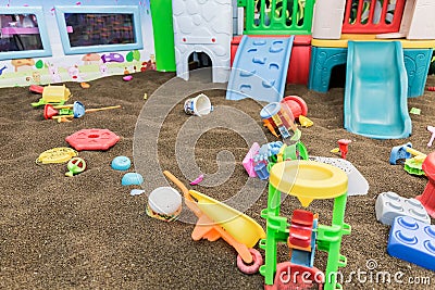 Playground indoors Stock Photo