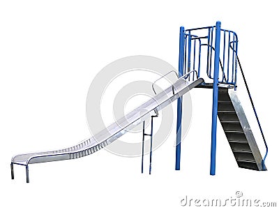 Playground Slide Stock Photo