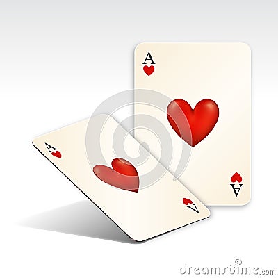 Playing Card / Love Stock Photo