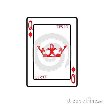 playing card Vector Icon illustration design Vector Illustration