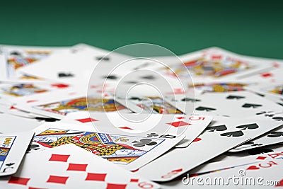 Playing cards Stock Photo