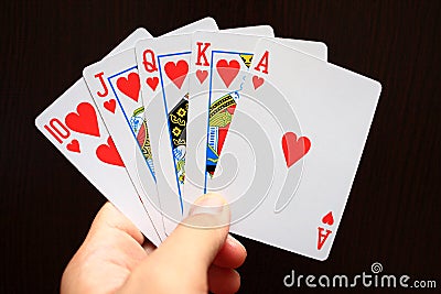 Playing cards Stock Photo