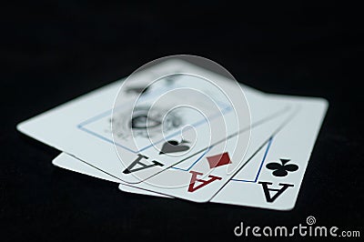 Playing cards Stock Photo