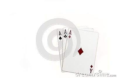 Playing cards background Stock Photo