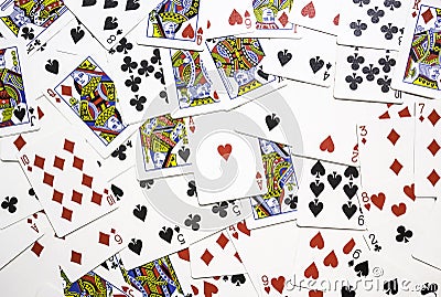 Playing cards Stock Photo