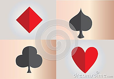 Playing cards Vector Illustration