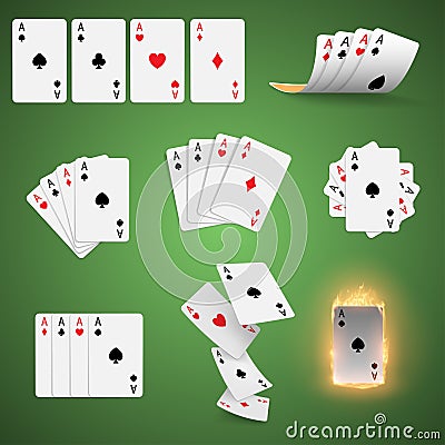 Playing cards set Stock Photo