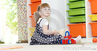 Playing at the daycare Stock Photo