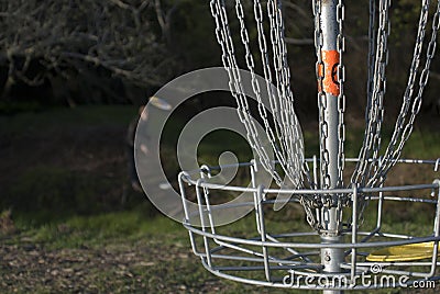 Playing Disc Golf 2 Stock Photo