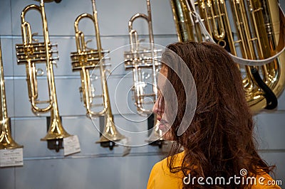 Playing jazz music. Alto sax musical instrument. Saxophone player. classical music performances. play various instruments. wind Stock Photo