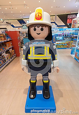 Playmobil toy at store, Seoul Editorial Stock Photo