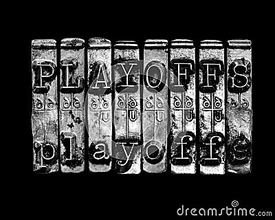 Playoffs concept Stock Photo