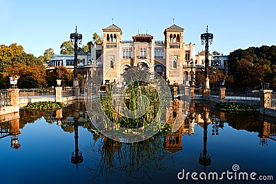 Plaza Amerika in Seville, spain Stock Photo