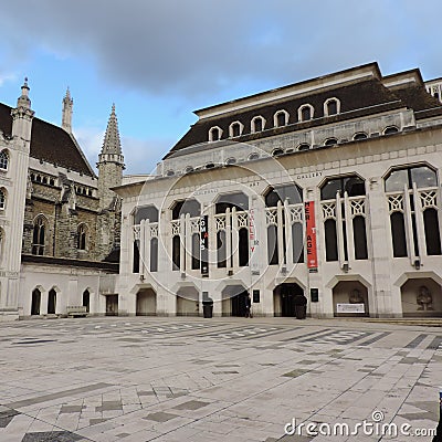 A plaza with classical architecture Editorial Stock Photo