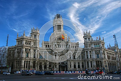 Plaza de Cibeles, Madrid, Spain. Stock Photo