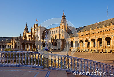 Plaza de Espana, Seville, Spain Stock Photo