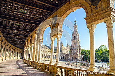 Plaza de Espana Stock Photo