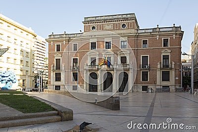 Plaza de la DiputaciÃ³n in Castellon de la Plana, Spain Editorial Stock Photo