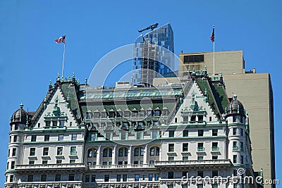 Plaza Hotel in New York City Editorial Stock Photo